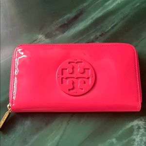 Tory Burch Hot Pink Wallet